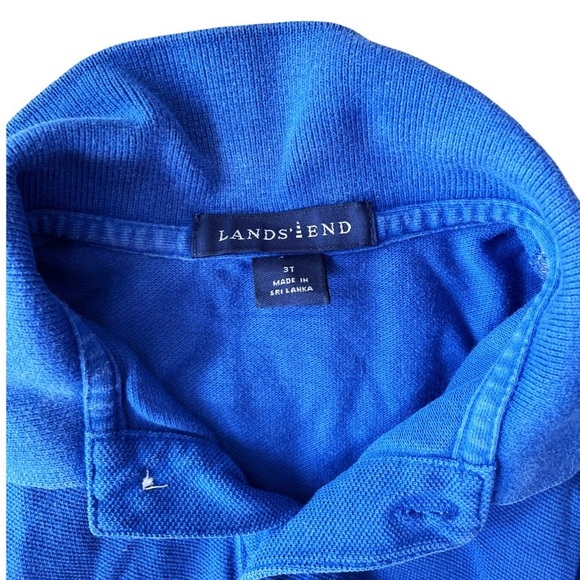 Size: 3T Toddler Royal Blue Long Sleeve Polo - Picture 4 of 4